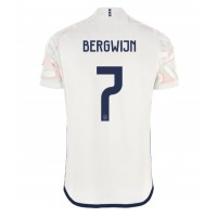 Camiseta Ajax Steven Bergwijn #7 Segunda Equipación Replica 2023-24 mangas cortas